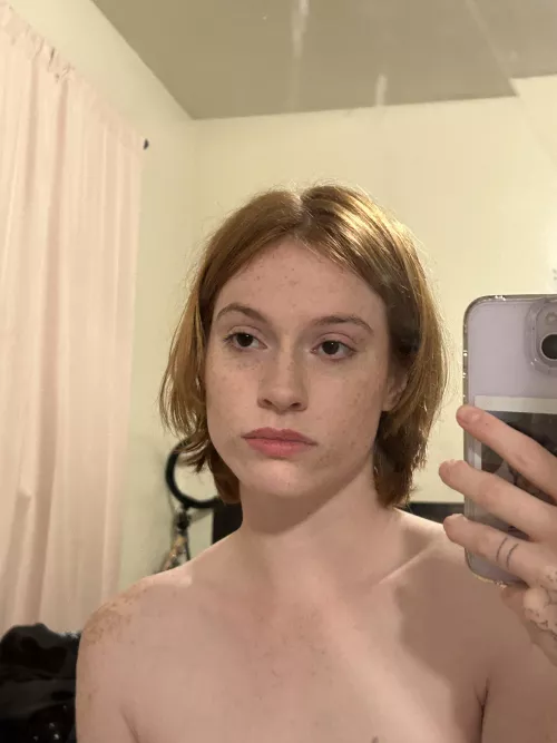 growing my hair out :3 by gloomyonionboy