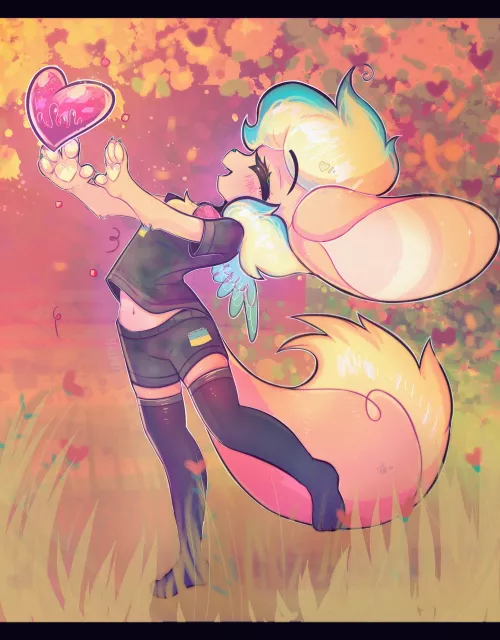 heart ✨ (art by me) by Lomtya