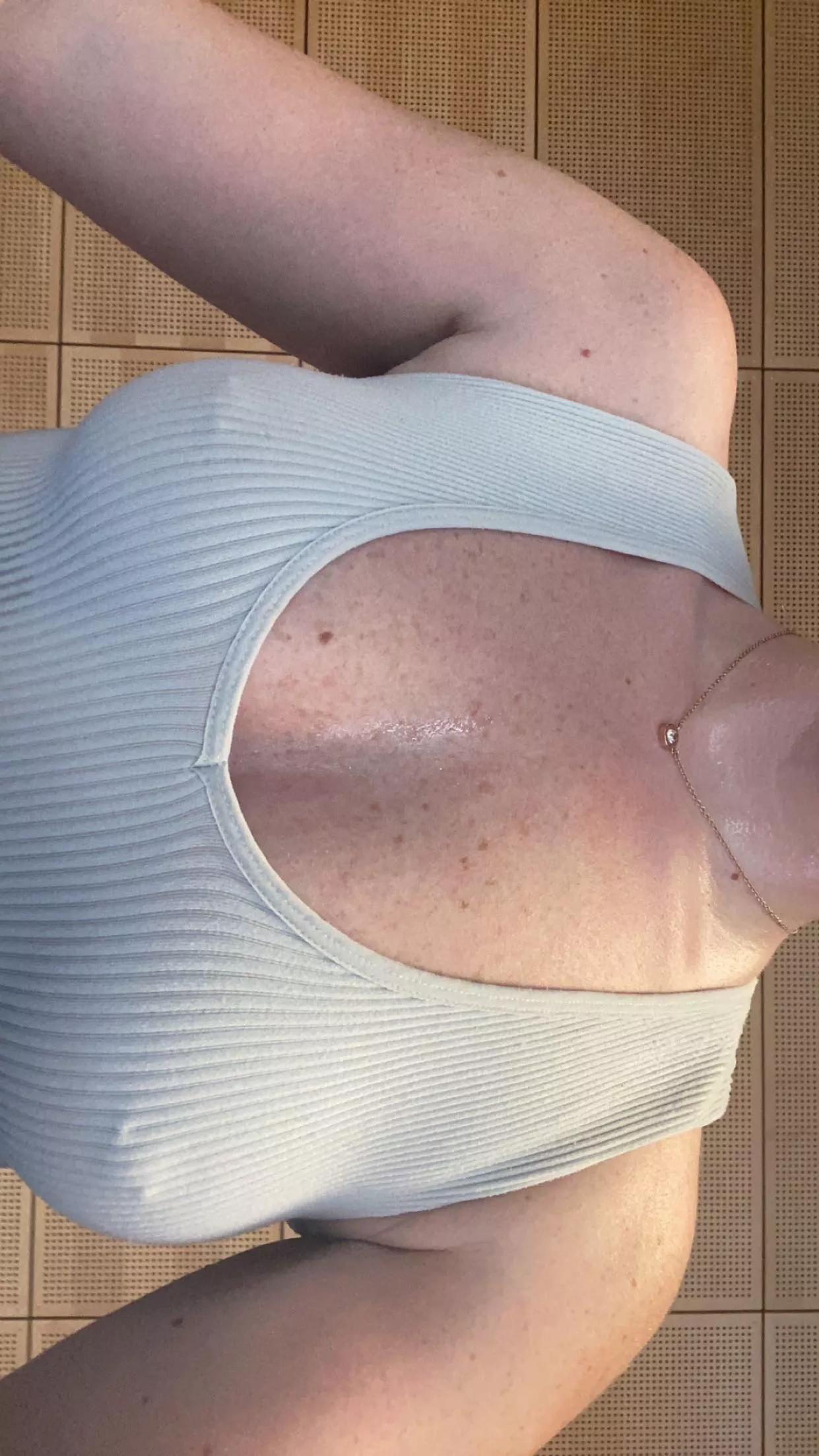 hopefully the people at the gym didn’t mind. posted by AmeliaRose9898