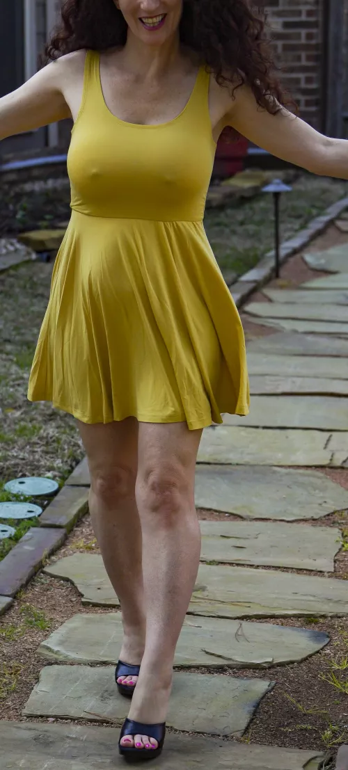 I sometimes pick the kids up from school in this dress by MrsRobynsin