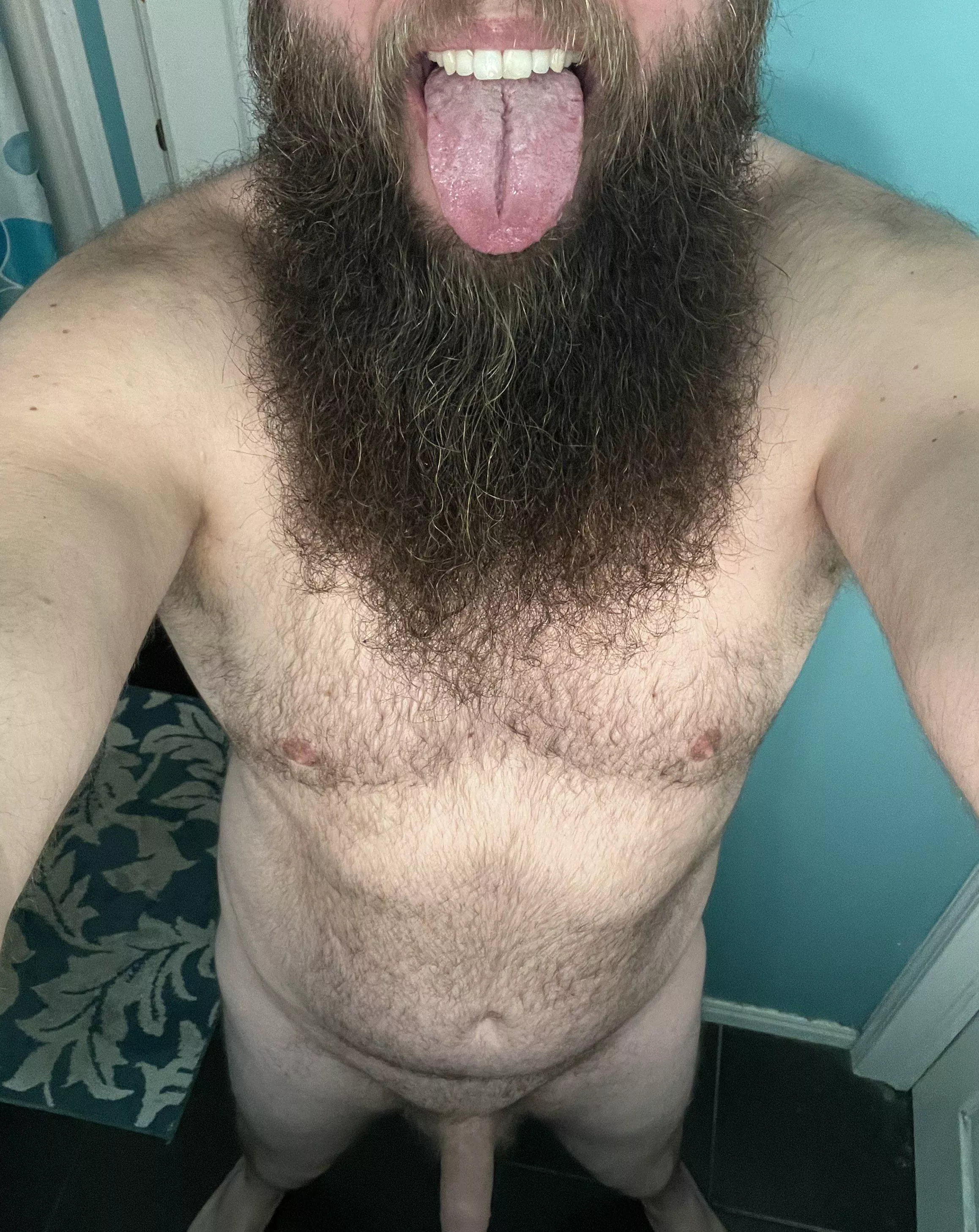 Just a cub craving attention. 🥹🥹 posted by BeardeddBombshell