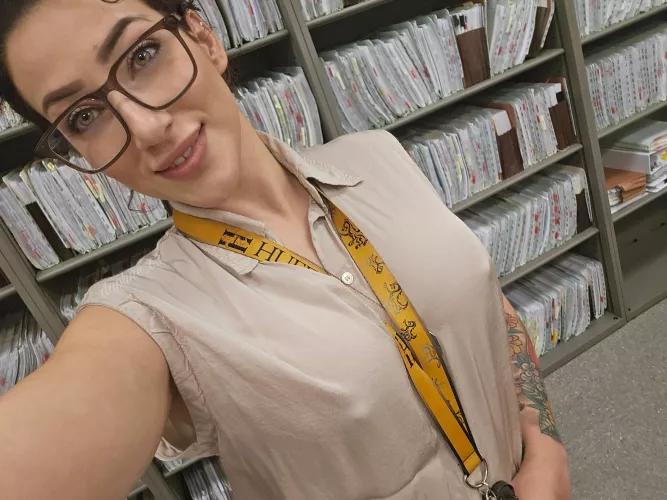 Just doing the Lord's work by keeping a happy work environment by going braless hahahah by daphne_63