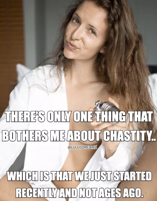 Just one thing that bothers me about chastity.. 😈 by lulusdreamz