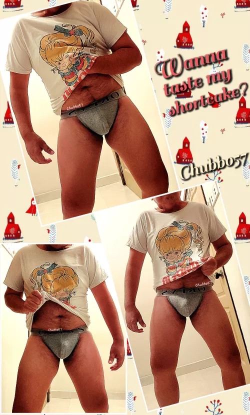 Kink: Jockstrap. Hungreh for some 80s flavah? Have some Rainbow Brite shortcake. 😜🌈🍓🍰🌝 by chubbo57