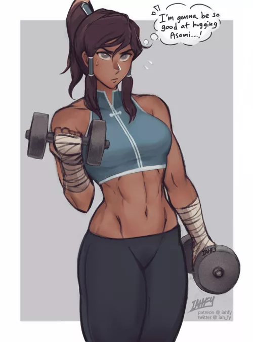 Korra - Curls for the girls (Iahfy) by Visual_Sentence_8469