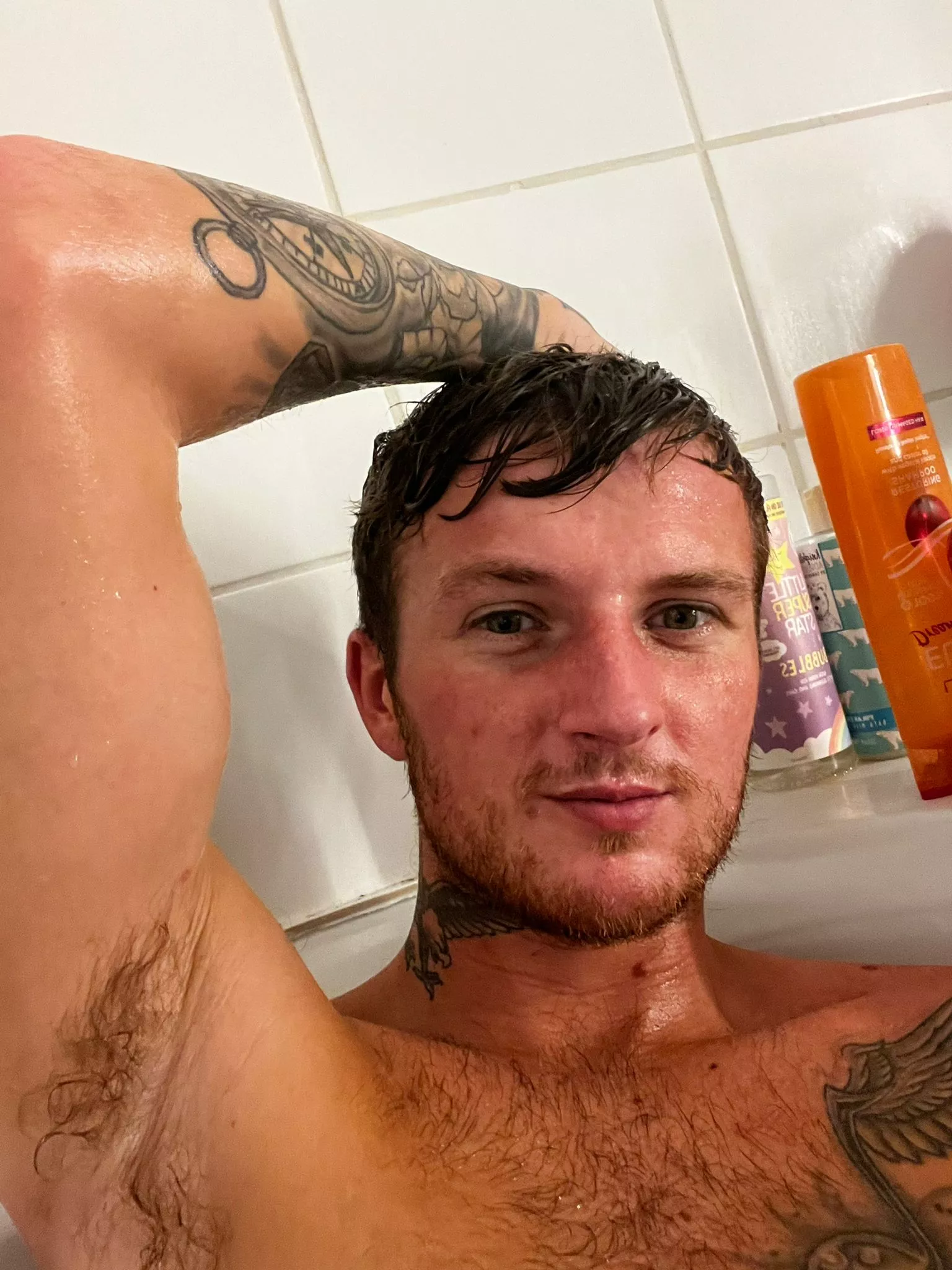 Love showing off my pits - who wants to see more? posted by BigDickDanH