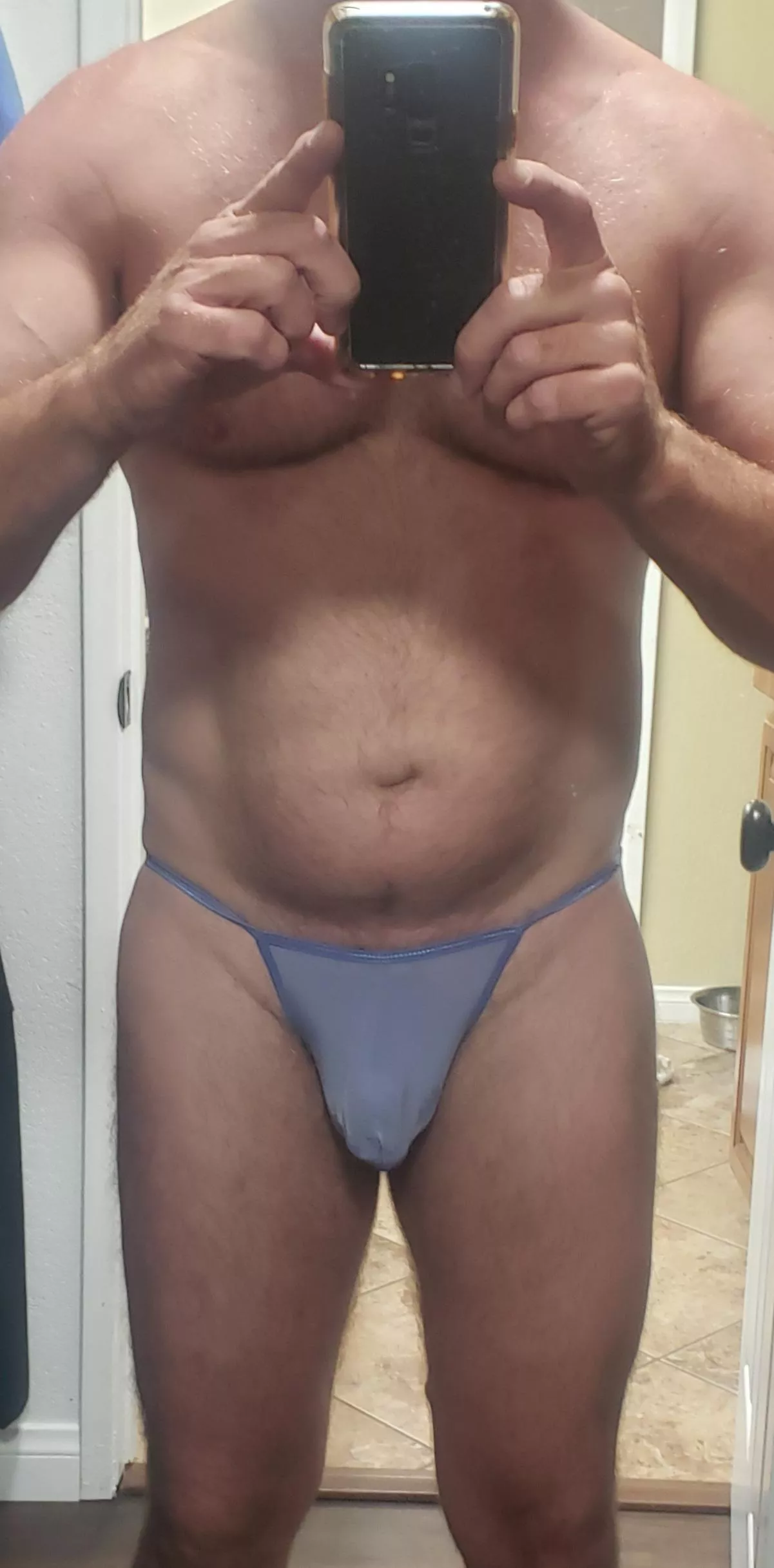 Love string bikini and purple is a cool color. posted by Unlucky_Discipline_6