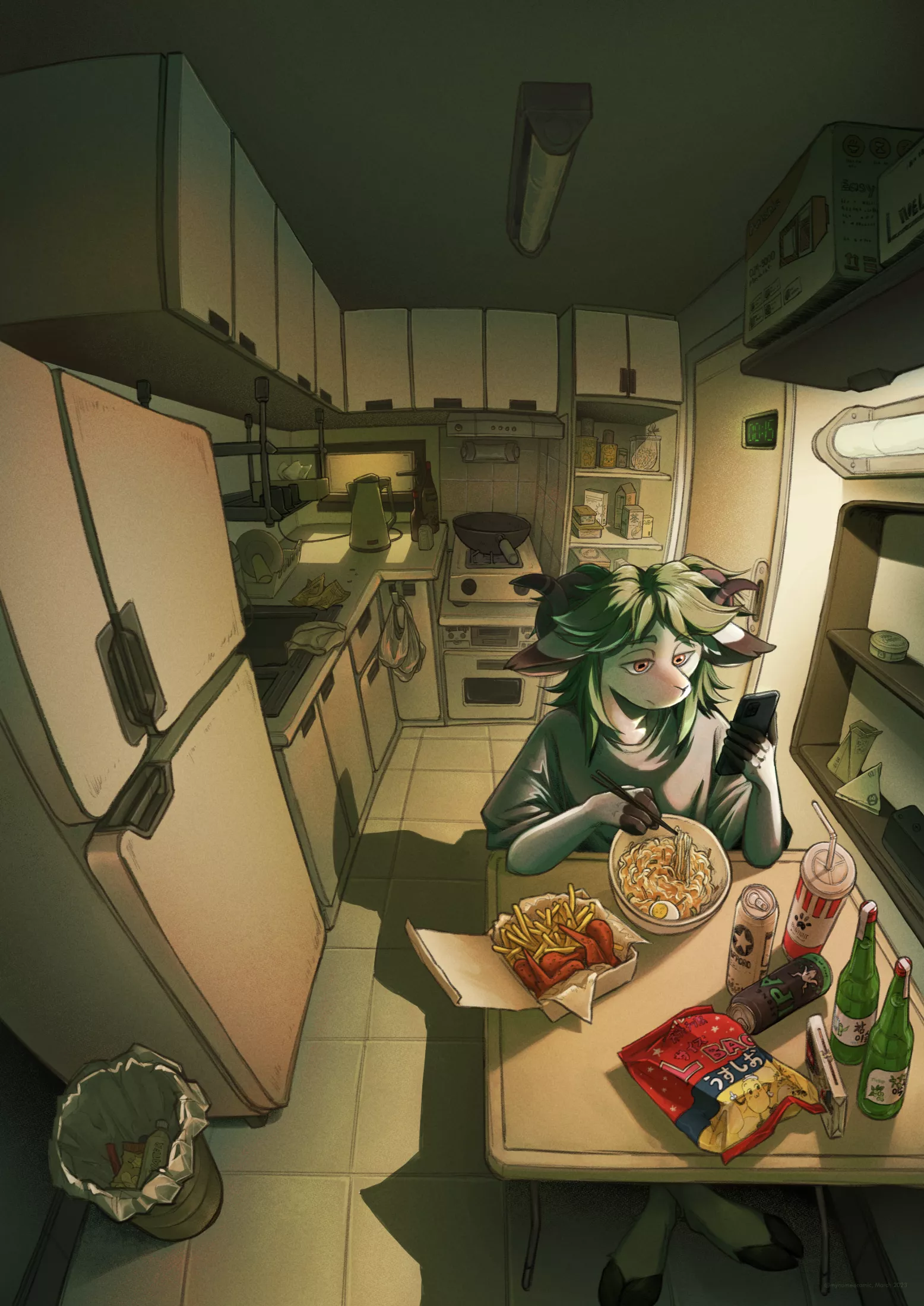 Midnight Snack [mynameiscomic] posted by mynameiscomic