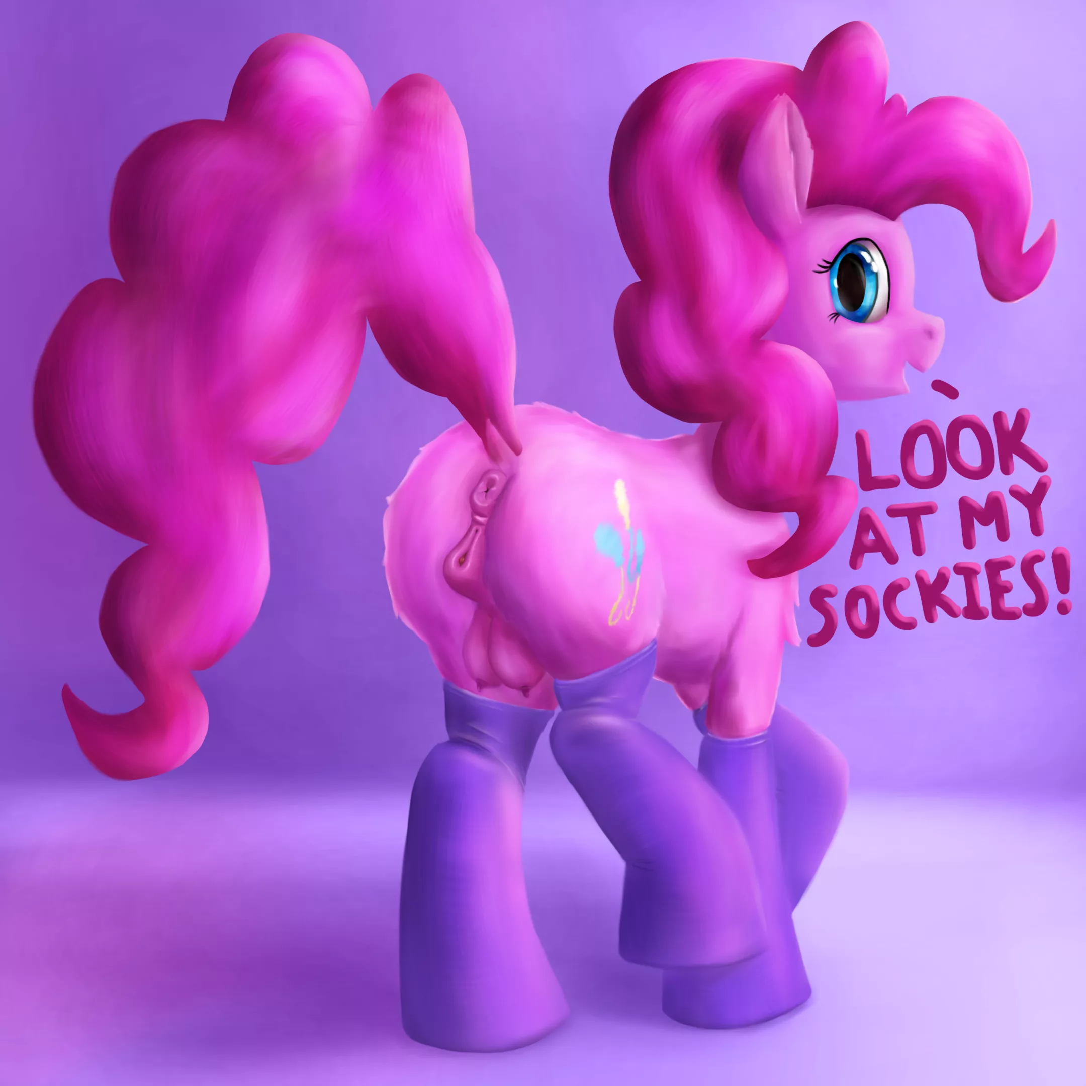 Pinkie got Sockies! (by Callichrome (Me)) posted by Callichrome