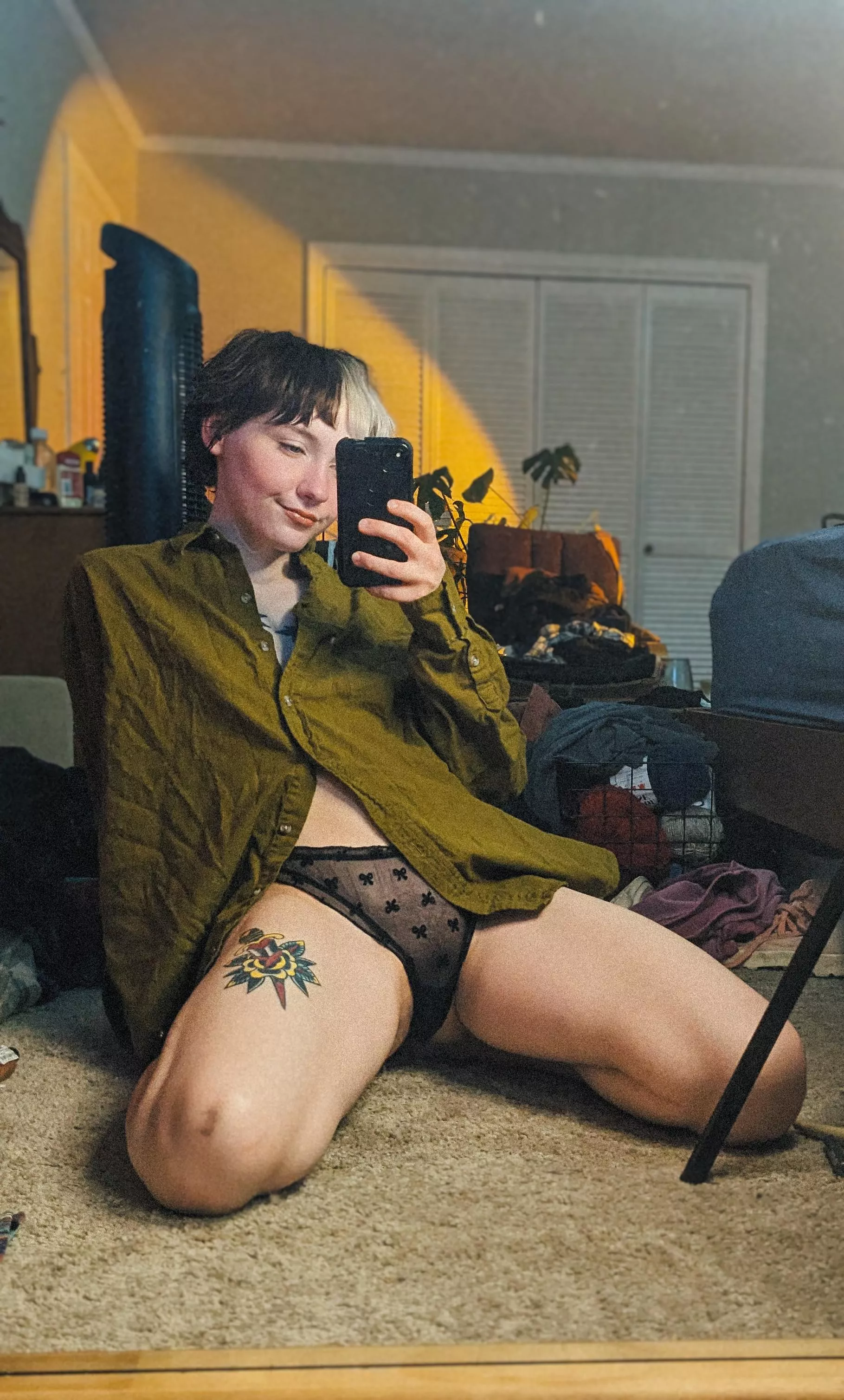 saved a spot for u! (my lap) posted by flabpie