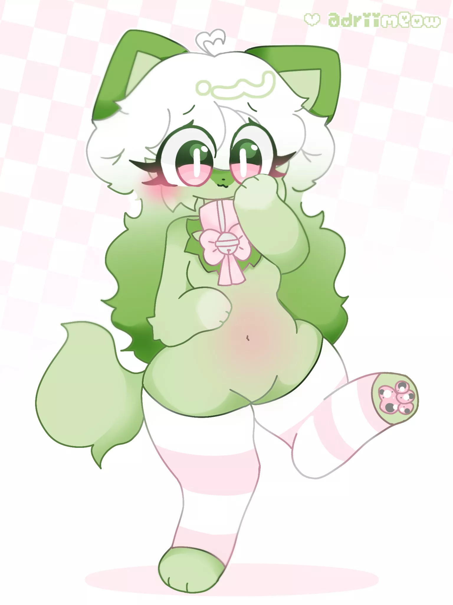 Tfw you turn into a sprigatito (OC) posted by adriimeow