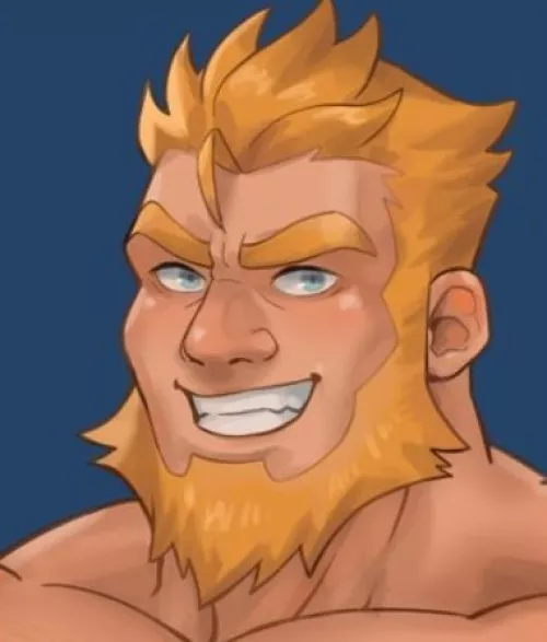 This man's smile by Cerberus_Arts by Jeje797979