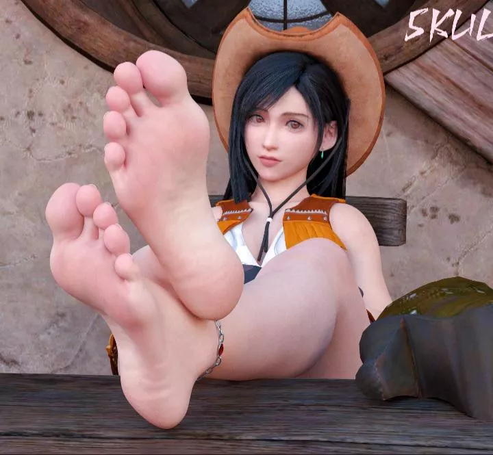 Tifa Lockhart soles ( artist:SkullDeath) posted by plantsbr