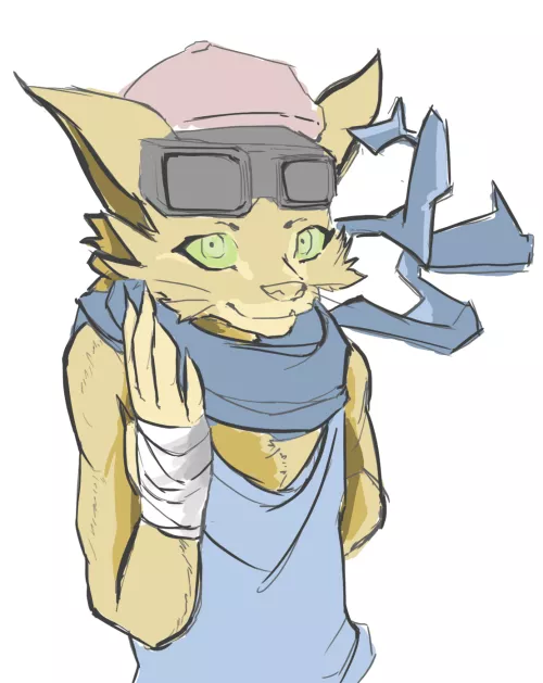 what you think of this fighter cat (by me) :3 by Healthy-Two1636