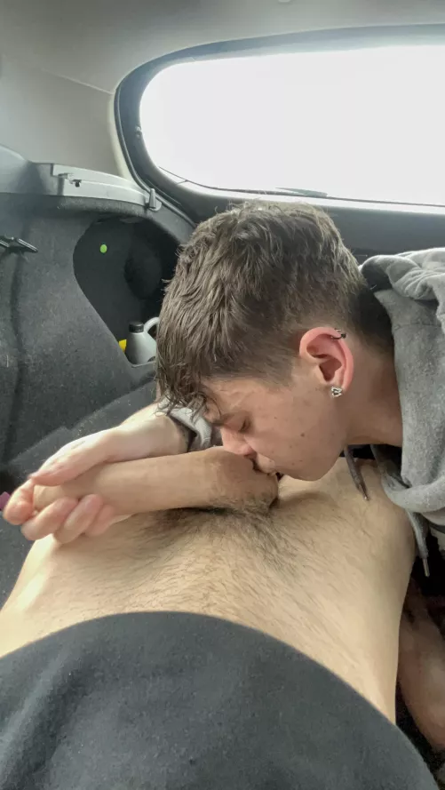 Ya boy got sucked in a carpark at the gym. He swallowed everything by HarrisonSlater_