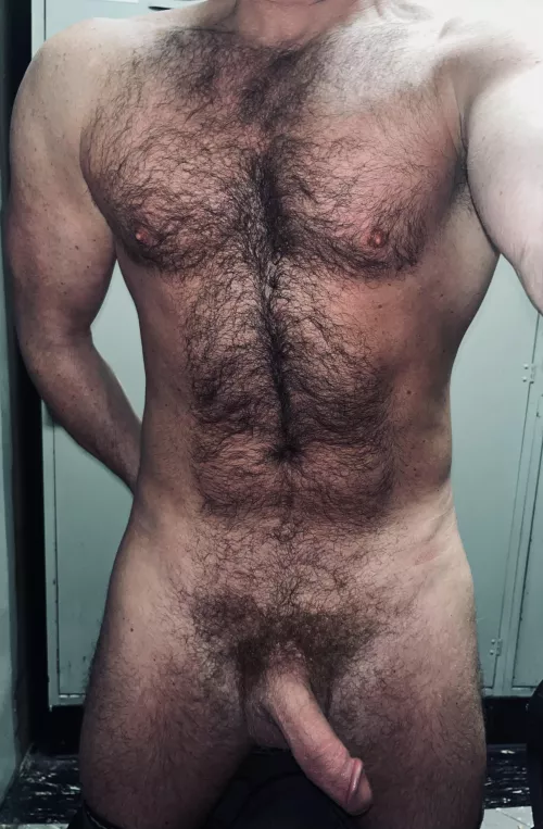 (40) having fun in a back room at work by fithairydude