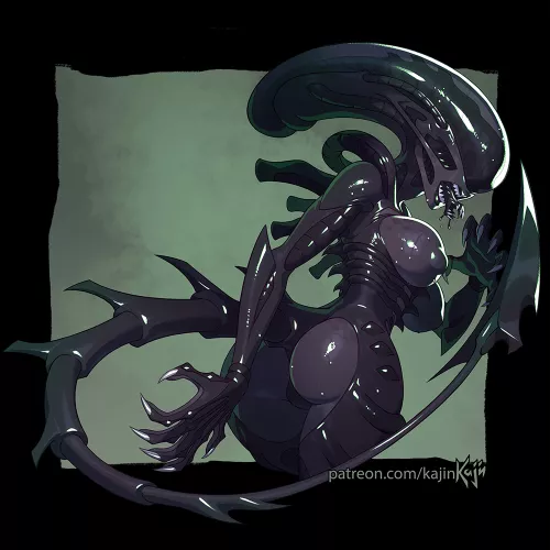 A Xenomorph 'the perfect organism' (Kajin-man) [Alien] by Melancholy_Gradient