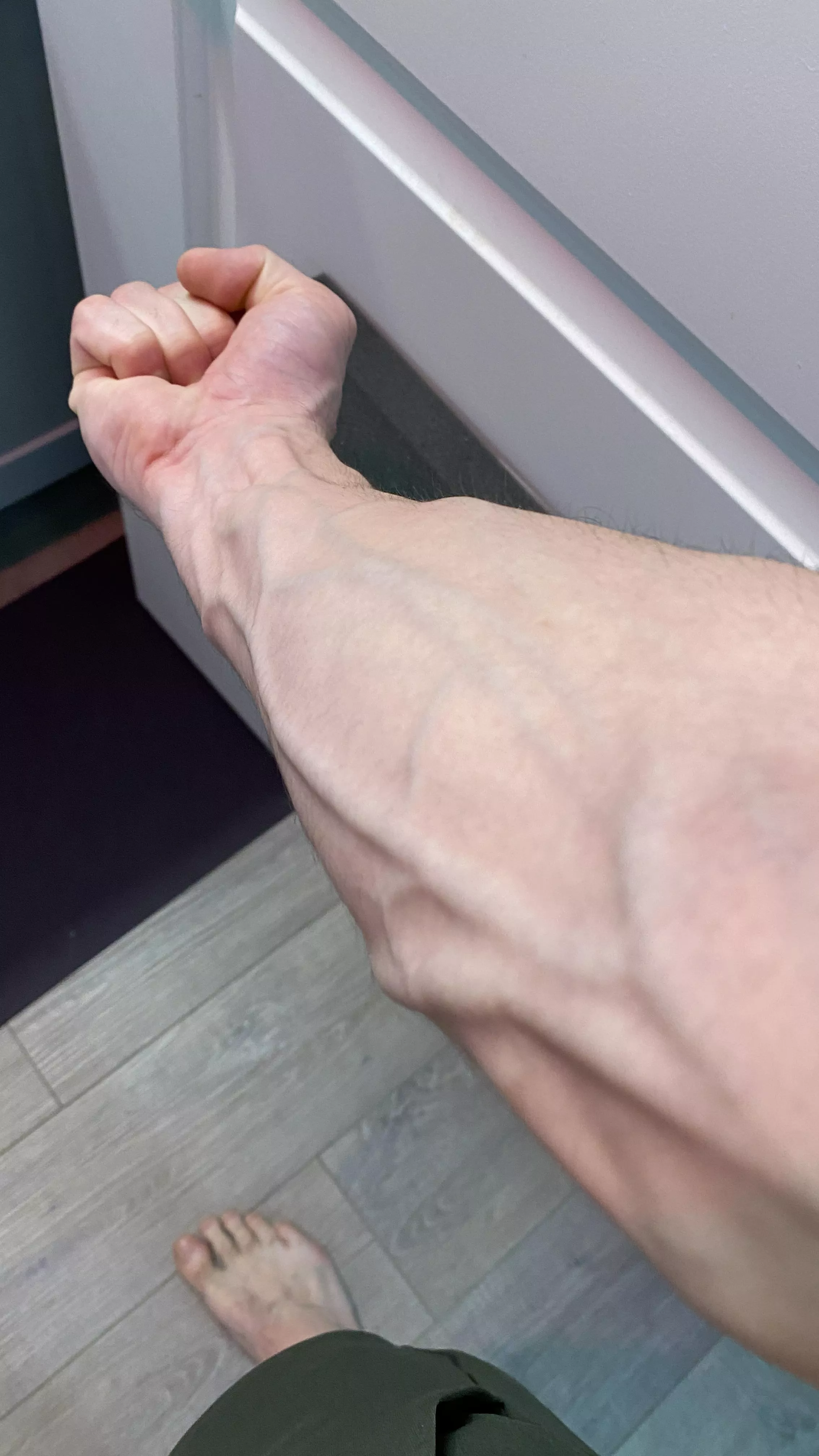 arms always get a lil pump after working out or sex… guess which one it was today😈 posted by adultre_