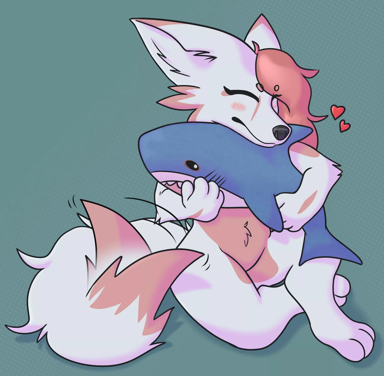 Blahaj <3 (Art by Me, @MagnettOlive on Twitter!) posted by Magnettwo