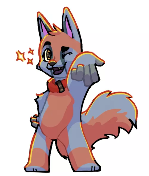 blue dog blue dog blue dog by fluffandorbutter_chi