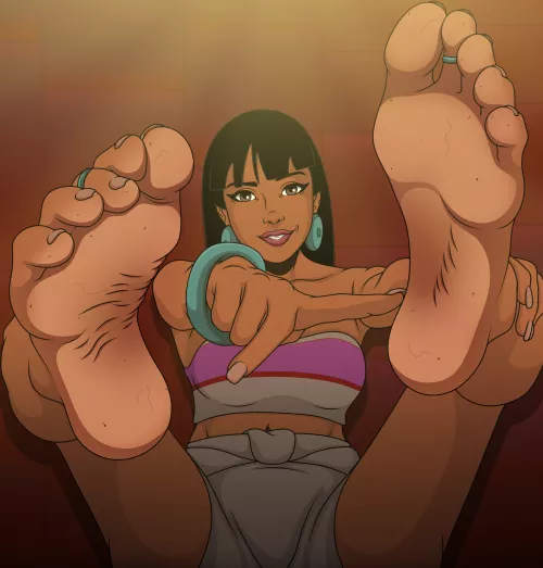 Chel's Treasure (FeetArtist) [The Road to El Dorado] by Lachryma_ud