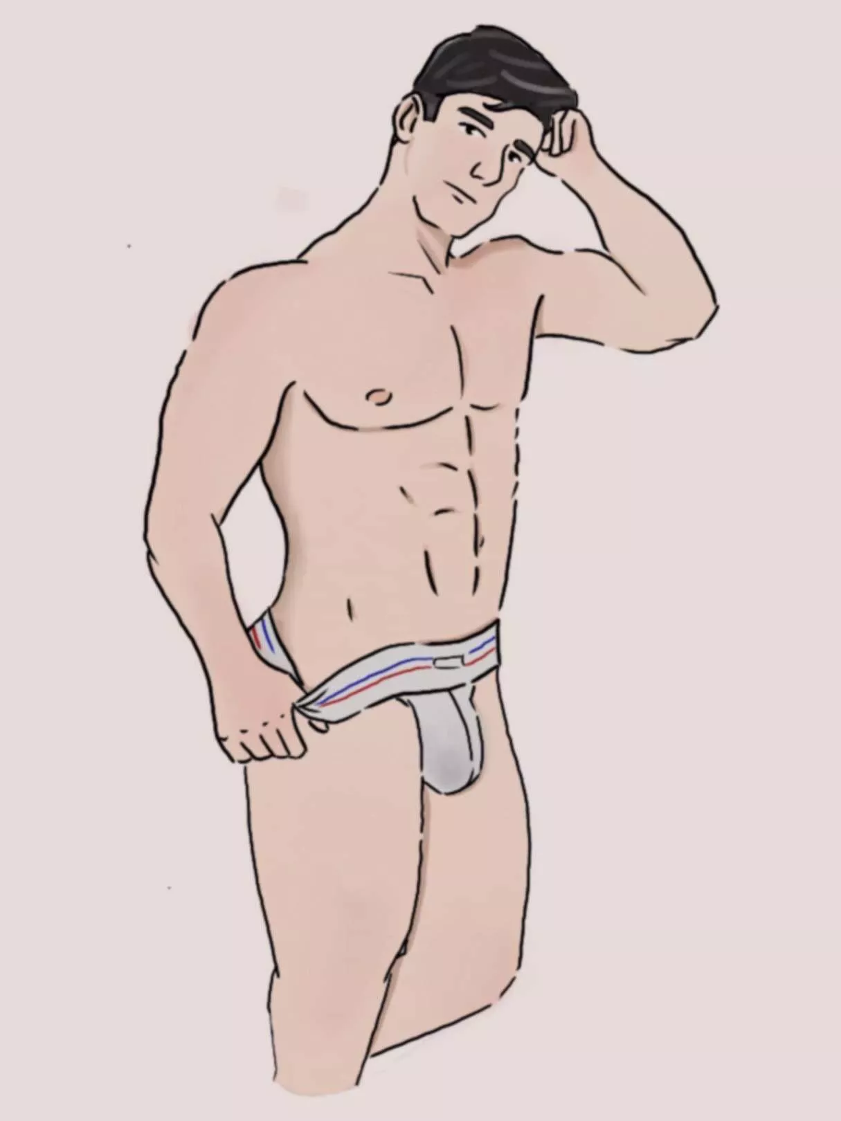 Drew with a WIP set [Artist: Me] posted by This_Confused_Guy