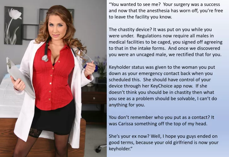 Ex accidentally becomes keyholder by SufficientMud9