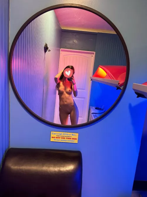 (F) right before jumping in the tanning bed by No_Attorney_4560