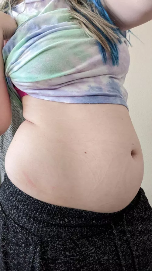 Feeling extra bloated today! Fattenedup by contentbelly