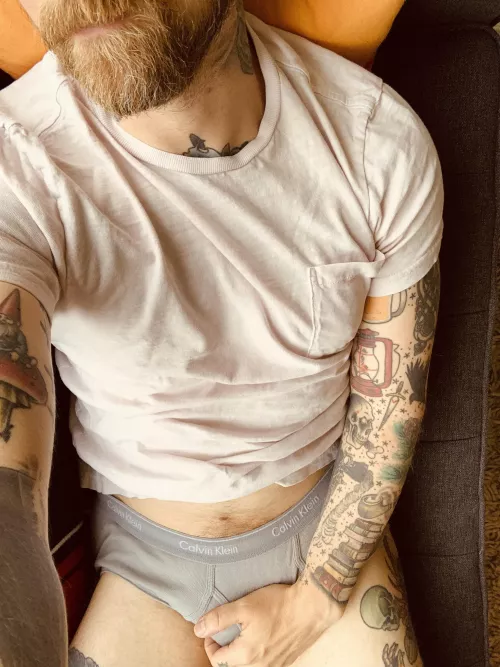 Hanging out in your undies is the best by deepandarkblueocean