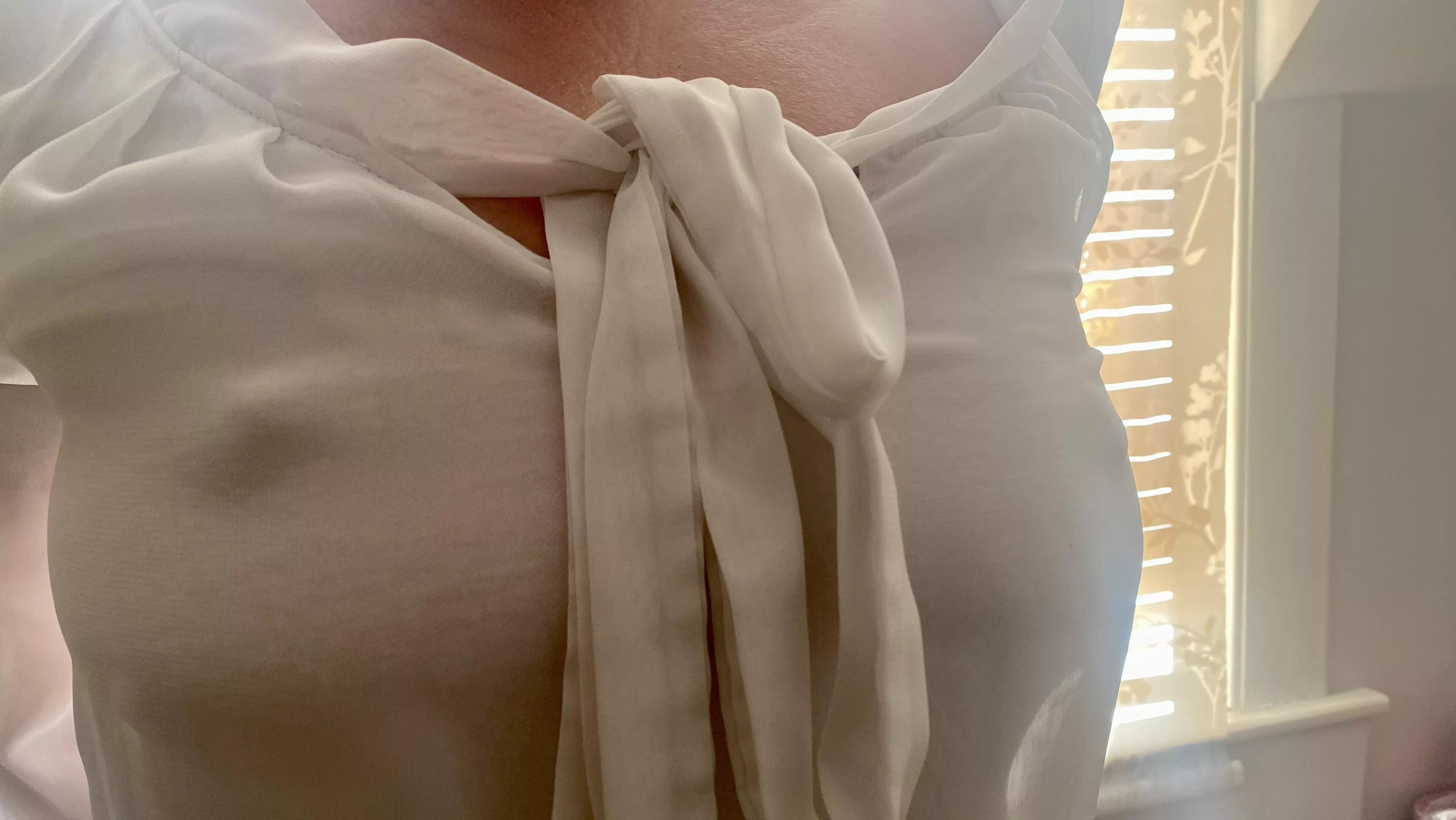 Heading out to work. My growing nipples love the freedom. X posted by Zealousideal-Fix-967