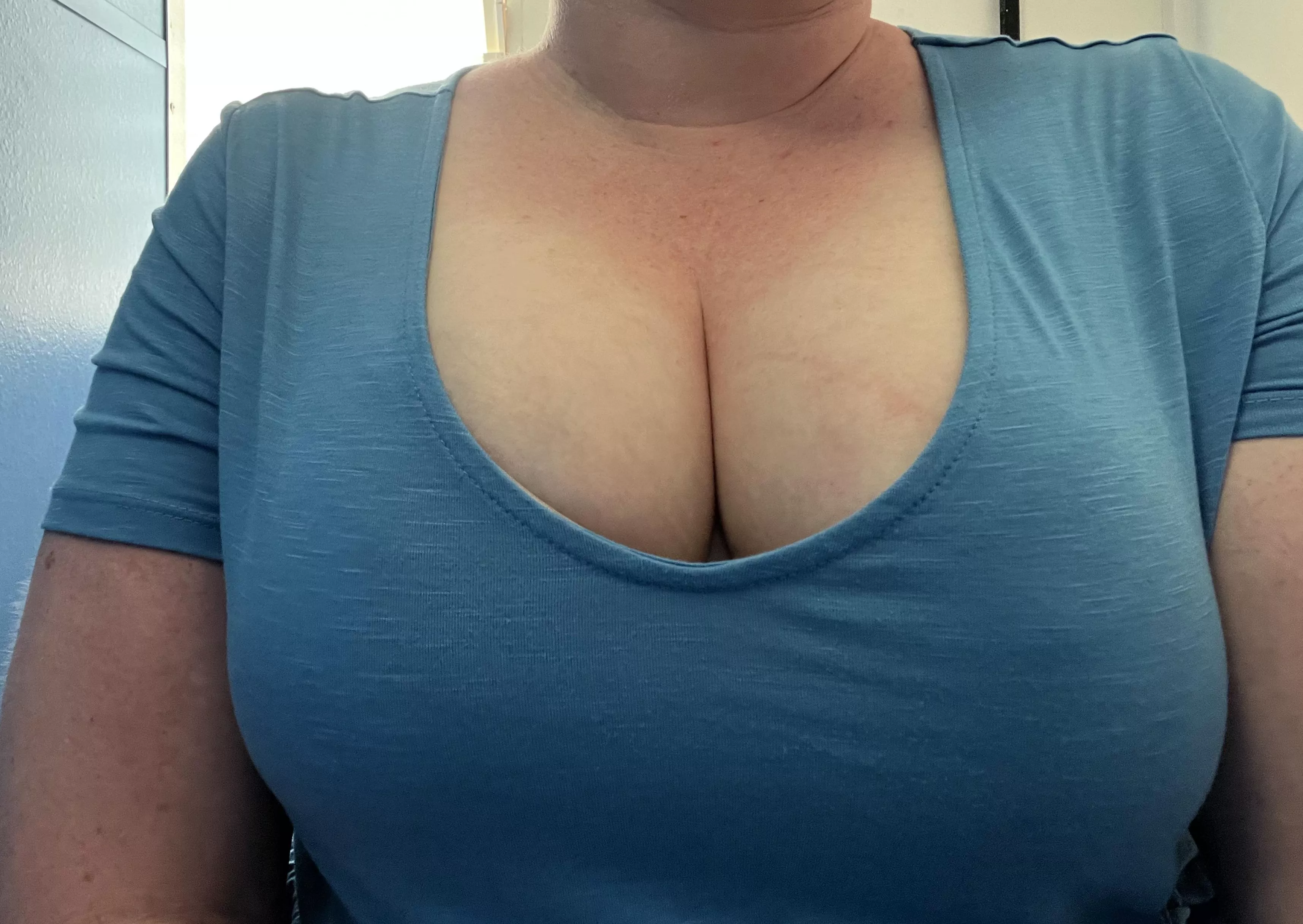 I think I gave my boss a heart attack with this top today 😏 posted by GracieDaze