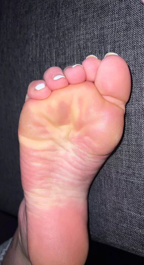 It’s pedicure day!! I usually stick to white… what do you think about lavender? by misty_onyxx