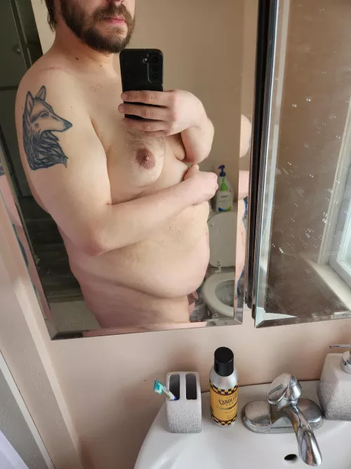 Just got out of the shower by ambientfenrir