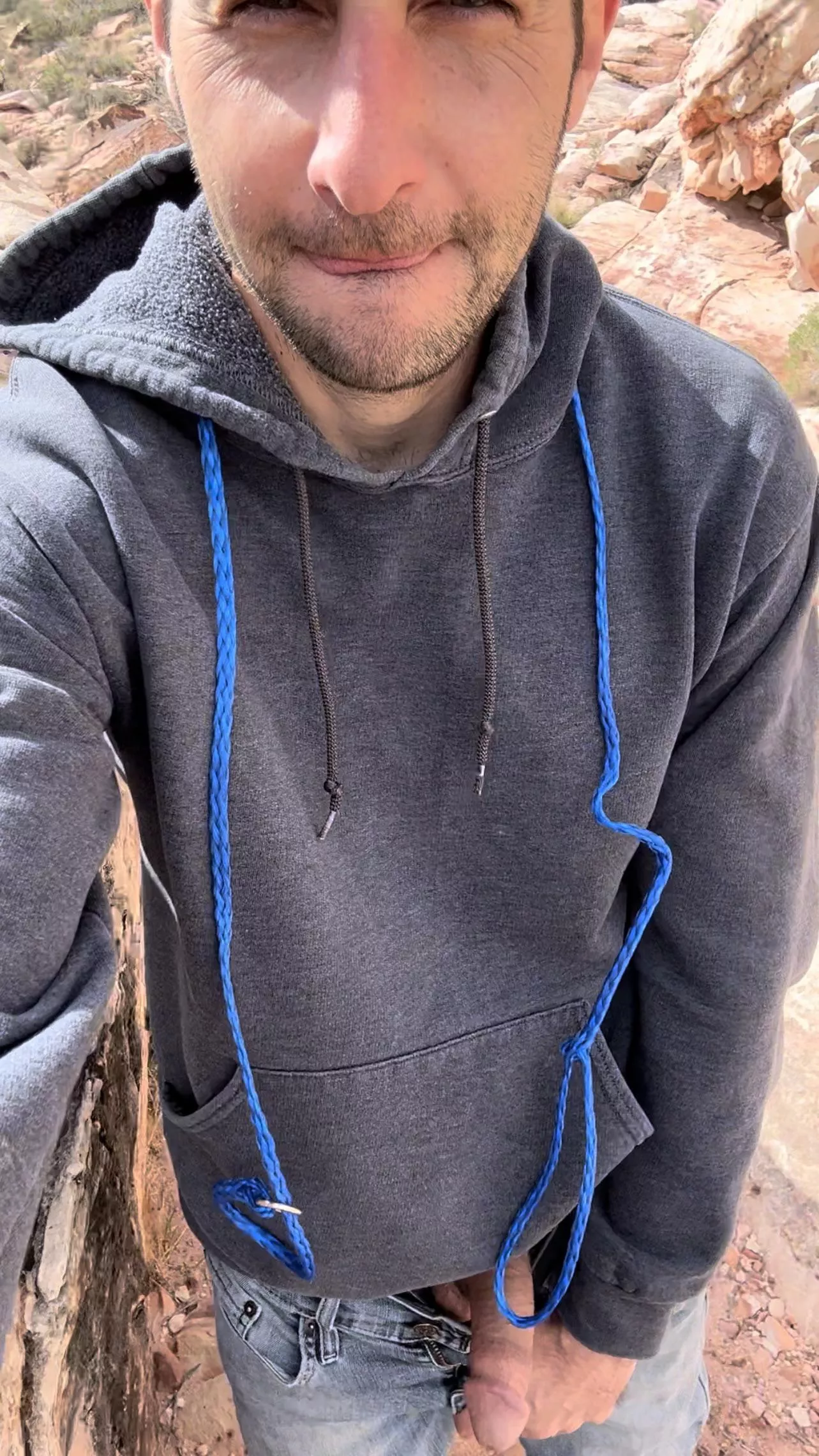 Just walking the dog ⛰️ posted by Roo_lawnmaster