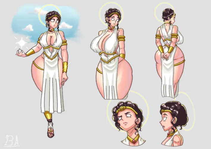 Lucilla, Goddess OC (Badapple696969) [Original] by Natethatgreatartist