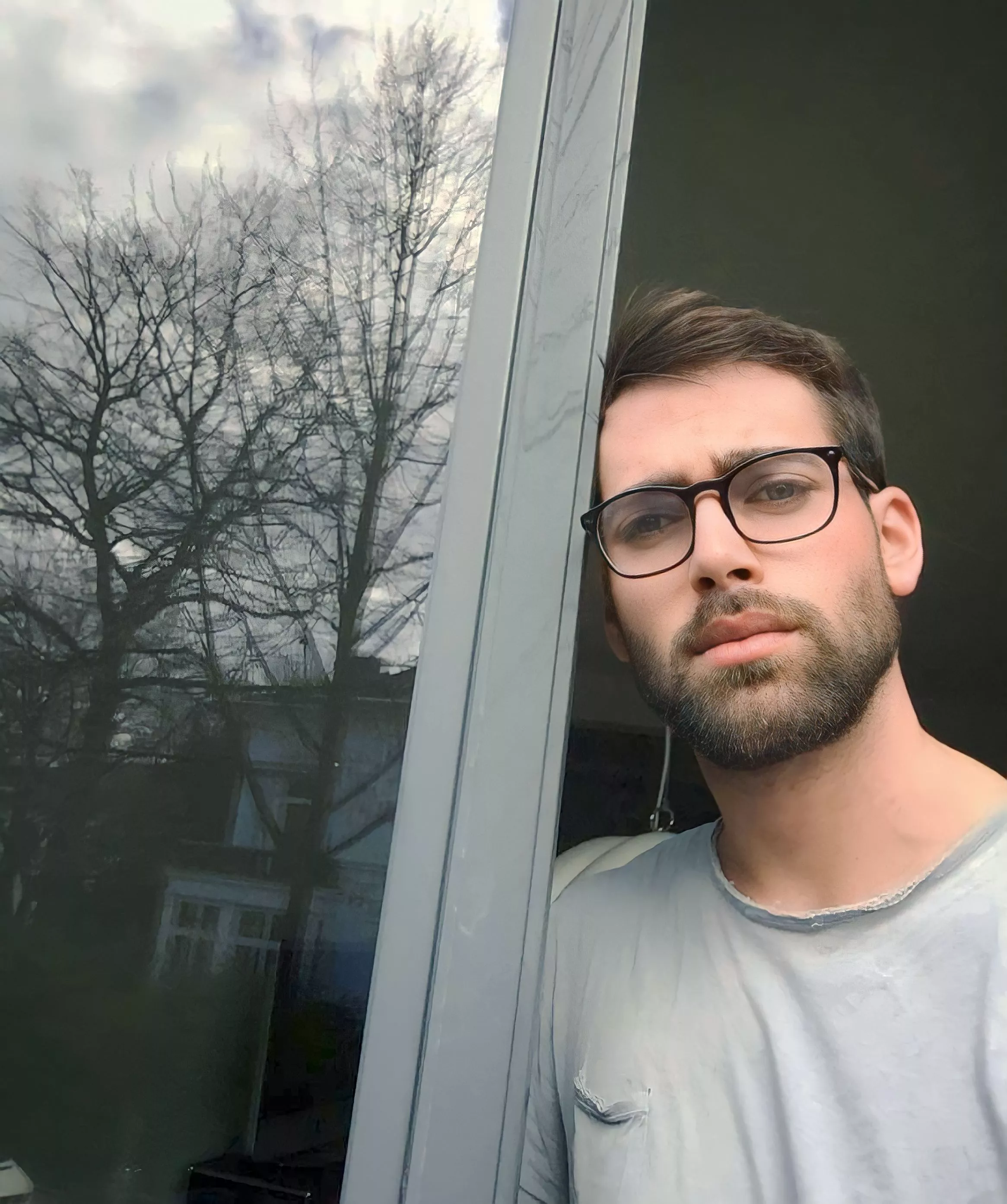 Me and some trees outside. And half a window. posted by Lorenzo7891