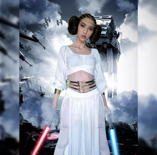 Me as Prince Leia by Ceeceesweet