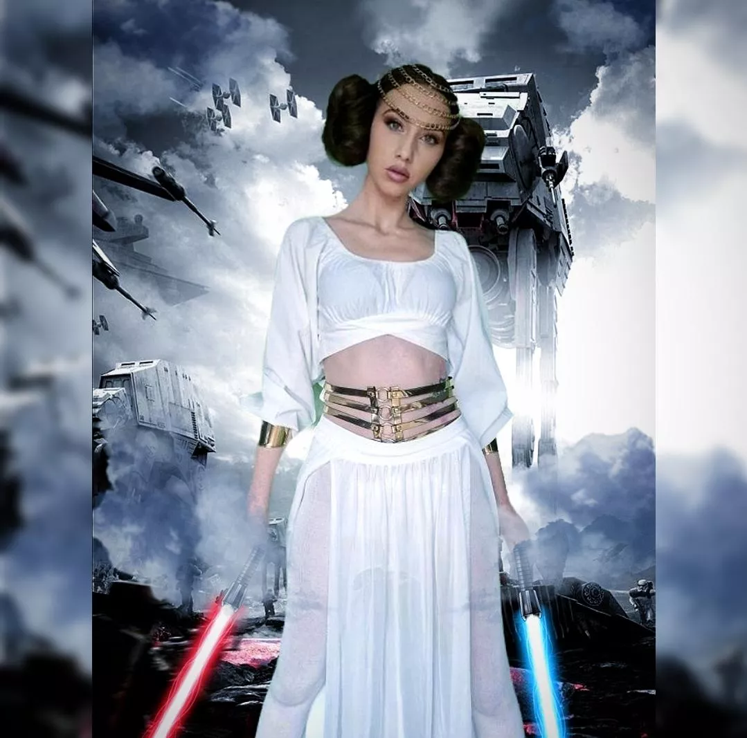 Me as Prince Leia posted by Ceeceesweet