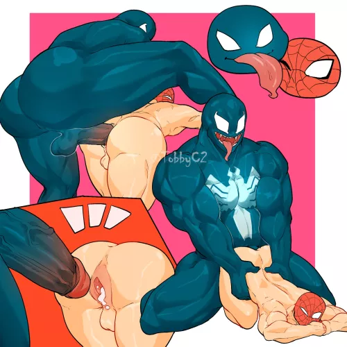 Railed by Venom [Spider-man] by oh_bollocks_
