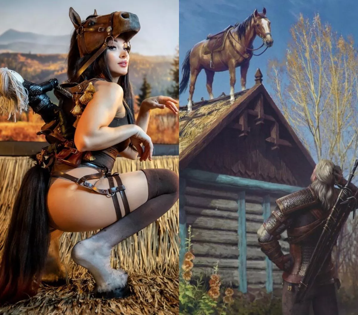 Roach on a Rooftop (Witcher 3) [AzuraCosplay] posted by azuracosplay