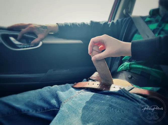 She loves showing my cock off to people driving by. by penisportraits