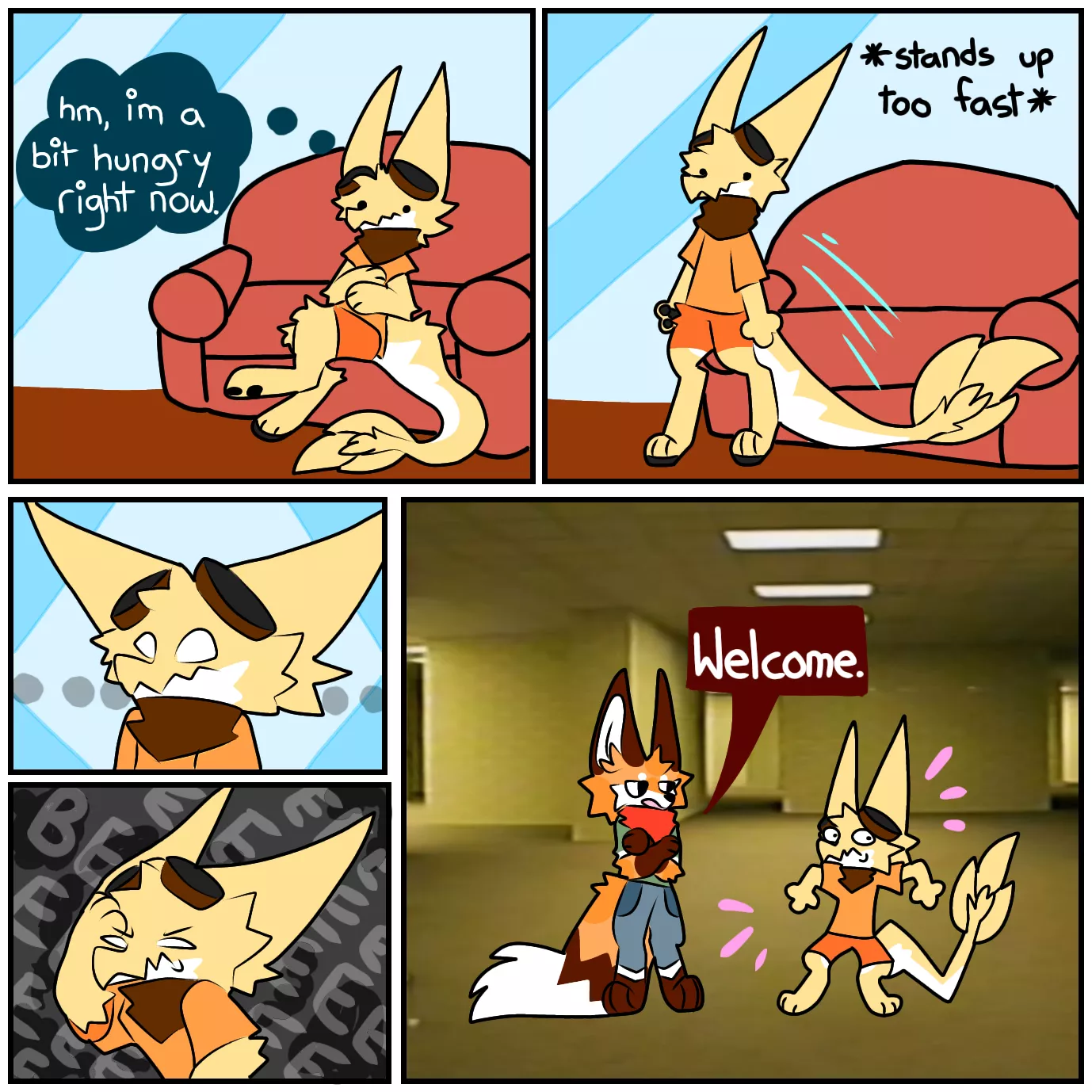 Standing up too fast - art by me! posted by _Aurixita_