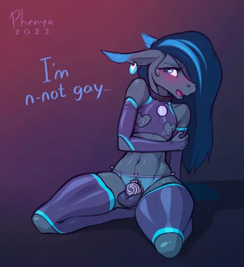 Then why are you dressed up like that? (art by phenya) by courier5995