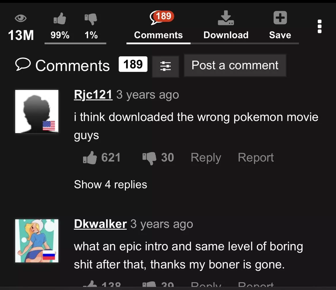 Yeah i think he got the wrong movie posted by IMJORDEN3629