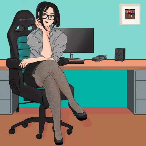 Alice's Home Office [Original] by janerumwaifu