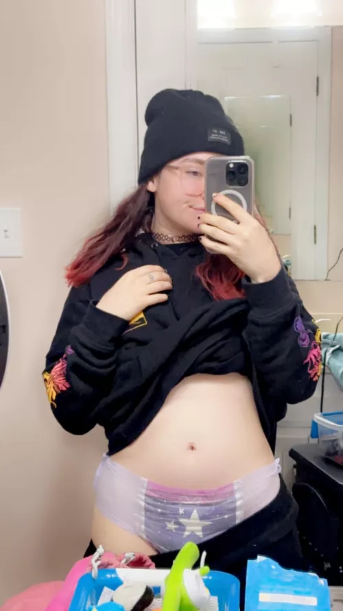 alt baby in her pull-up🖤☺️ by secretlittlebaby23