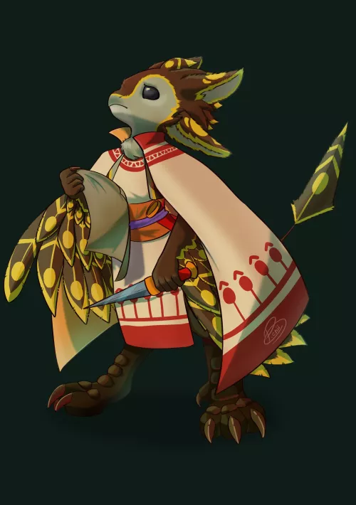 Avali commission by Pokichiii