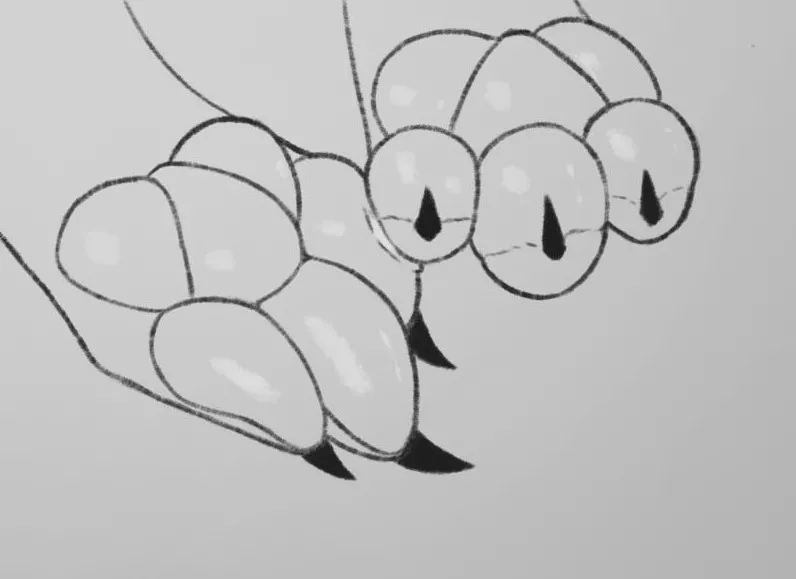 [F] My first time drawing paws. (McJhones) posted by frost20000