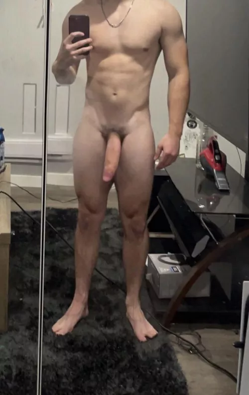 Fat dangling cock by DarkDeity5